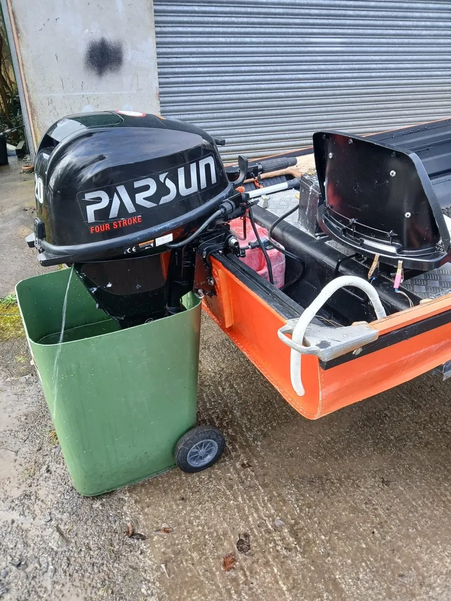 13”Ft Aluminium Boat, Trailer and Engine - Image 3