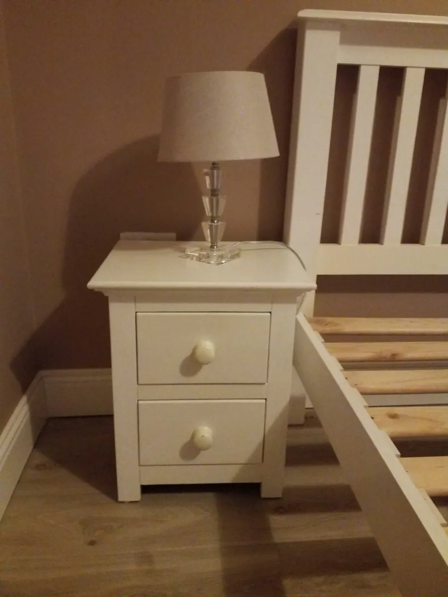 Second Hand White Double Bed for Sale - Image 2