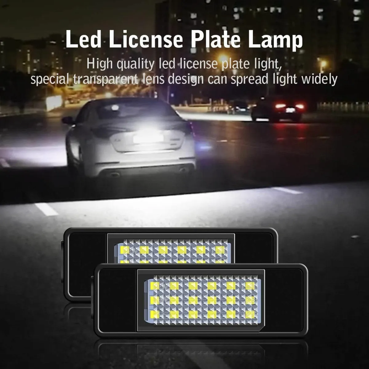 CITROEN PEUGEOT LED Rear Number Plate Bulb SMD Bri - Image 1