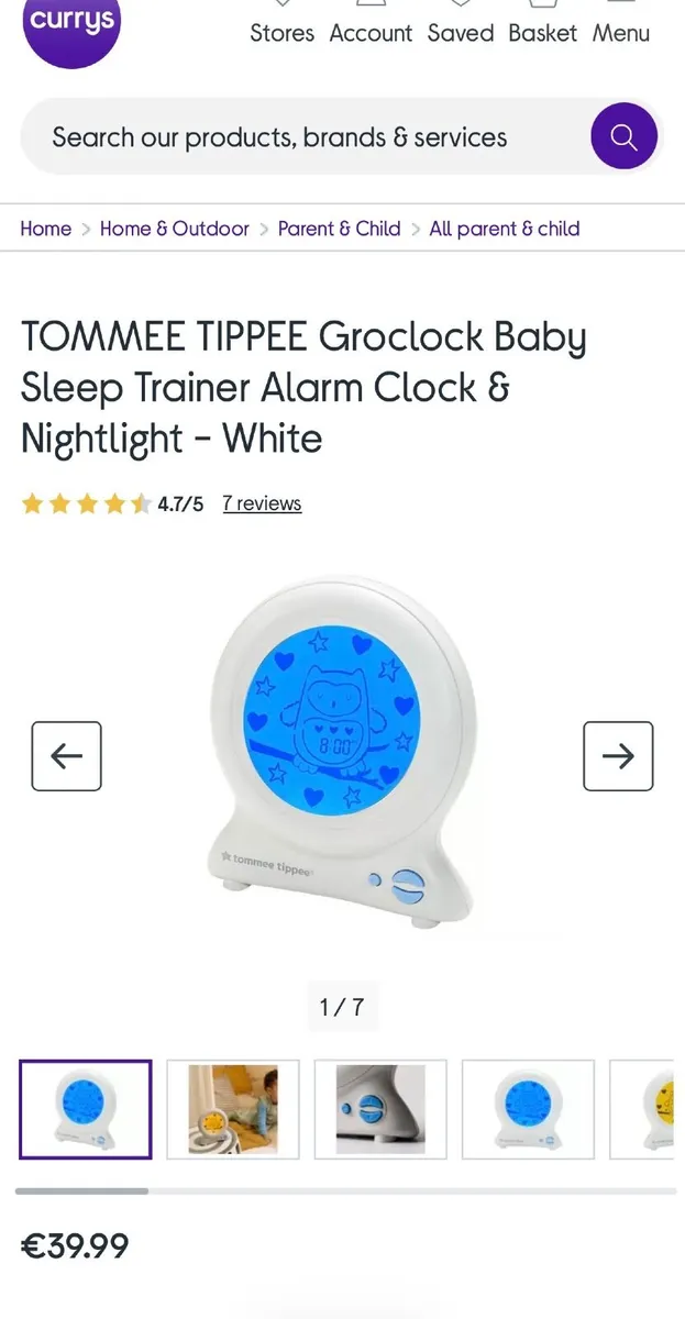 TOMMEE TIPPEE Groclock & Nightlight - Image 2