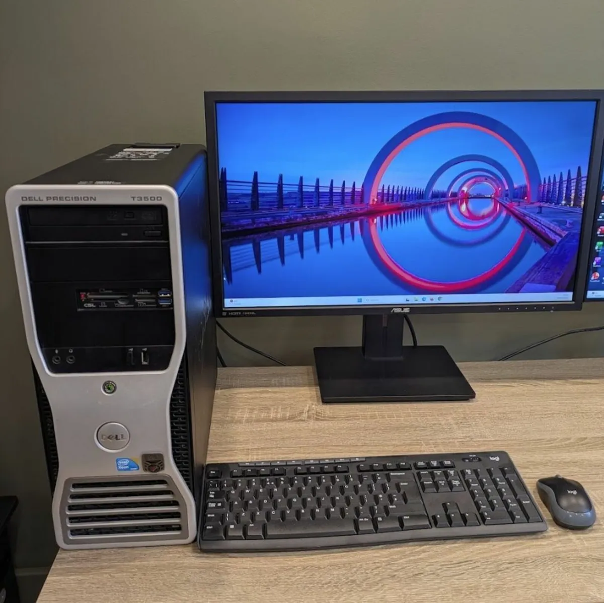 Dell Precision T3500 Workstation PC Win 11 Office - Image 2