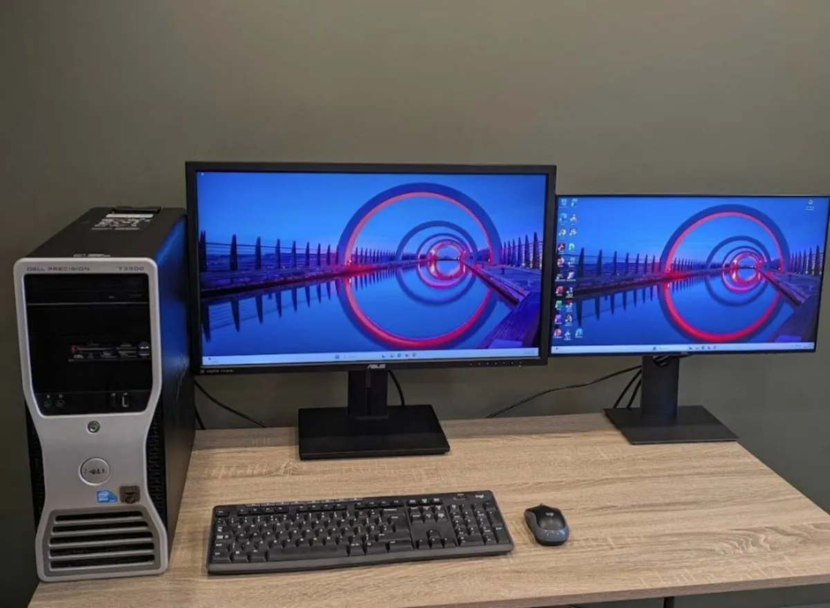 Dell Precision T3500 Workstation PC Win 11 Office - Image 3