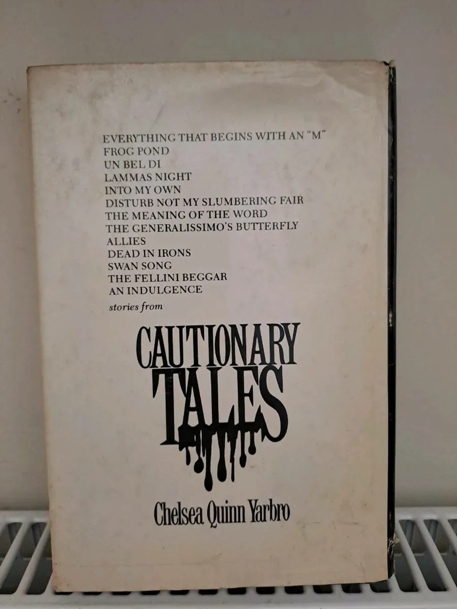Cautionary Tales Chelsea Quinn Yarbro 1st ed - Image 2