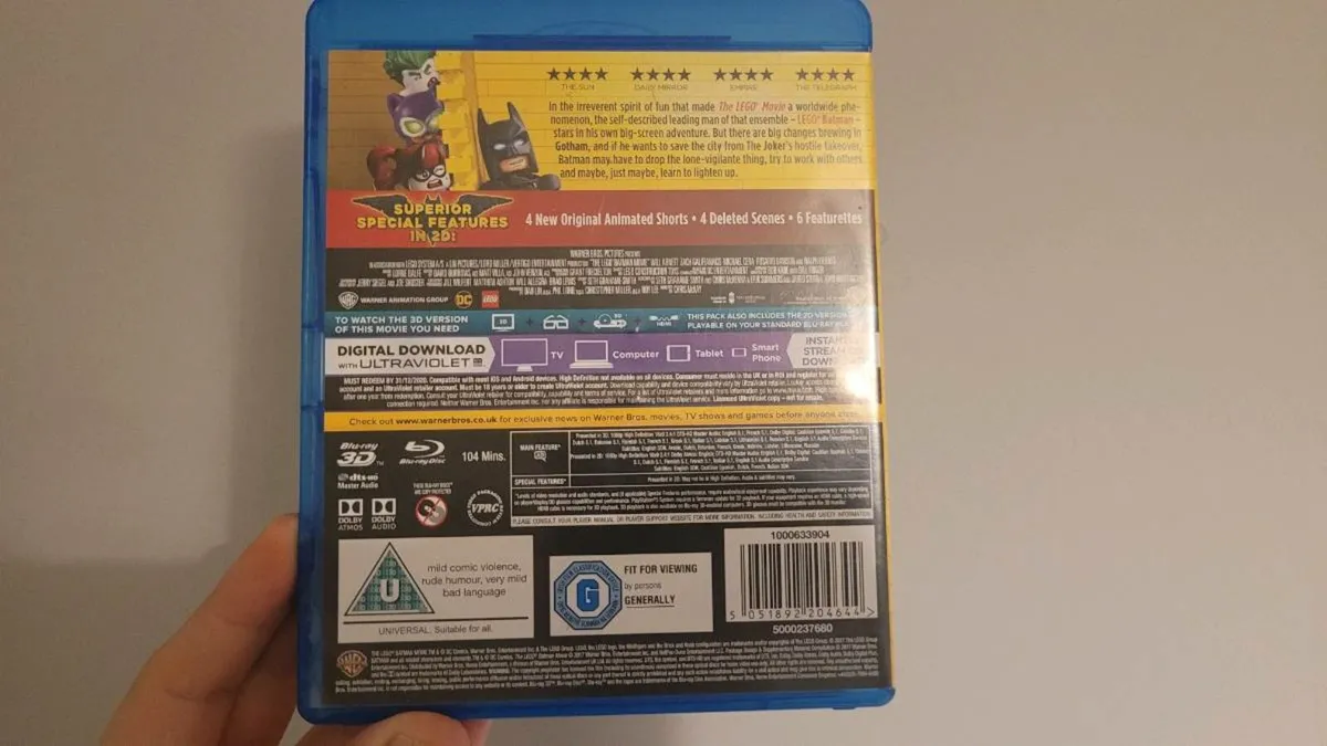 Lego Batman Movie (Regular and 3D Blu Ray Discs) - Image 2