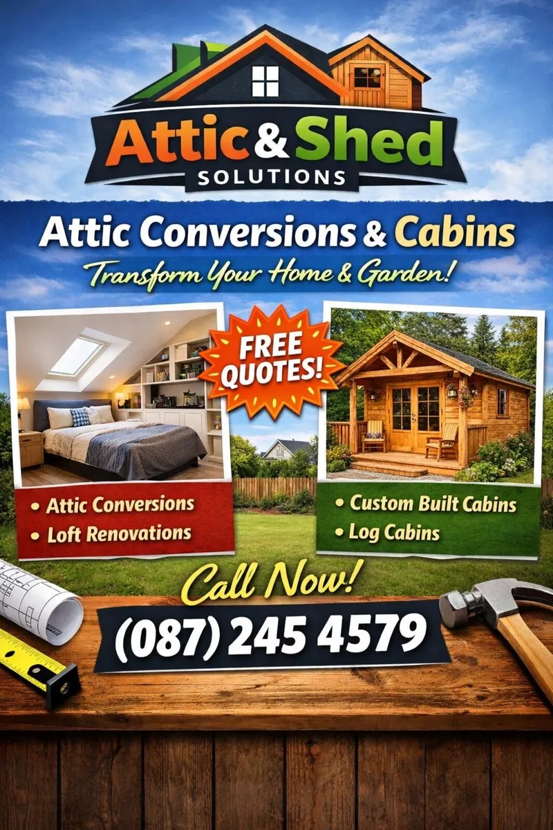 Attic conversion and garden cabins tree houses - Image 1