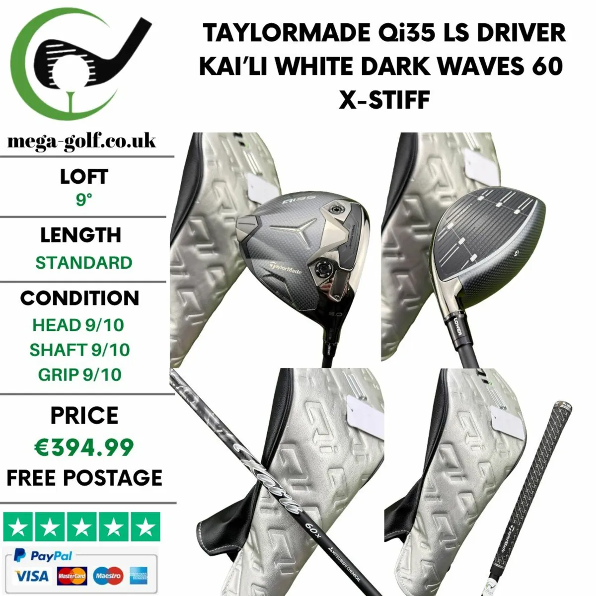 Taylormade Qi35 LS Driver / 9° / X-Stiff - Image 1