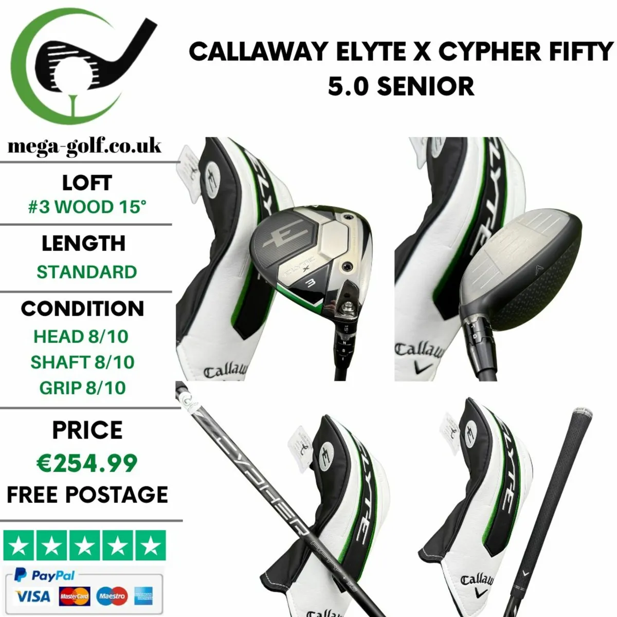 Callaway Elyte X #3 Wood 15° / Senior - Image 1