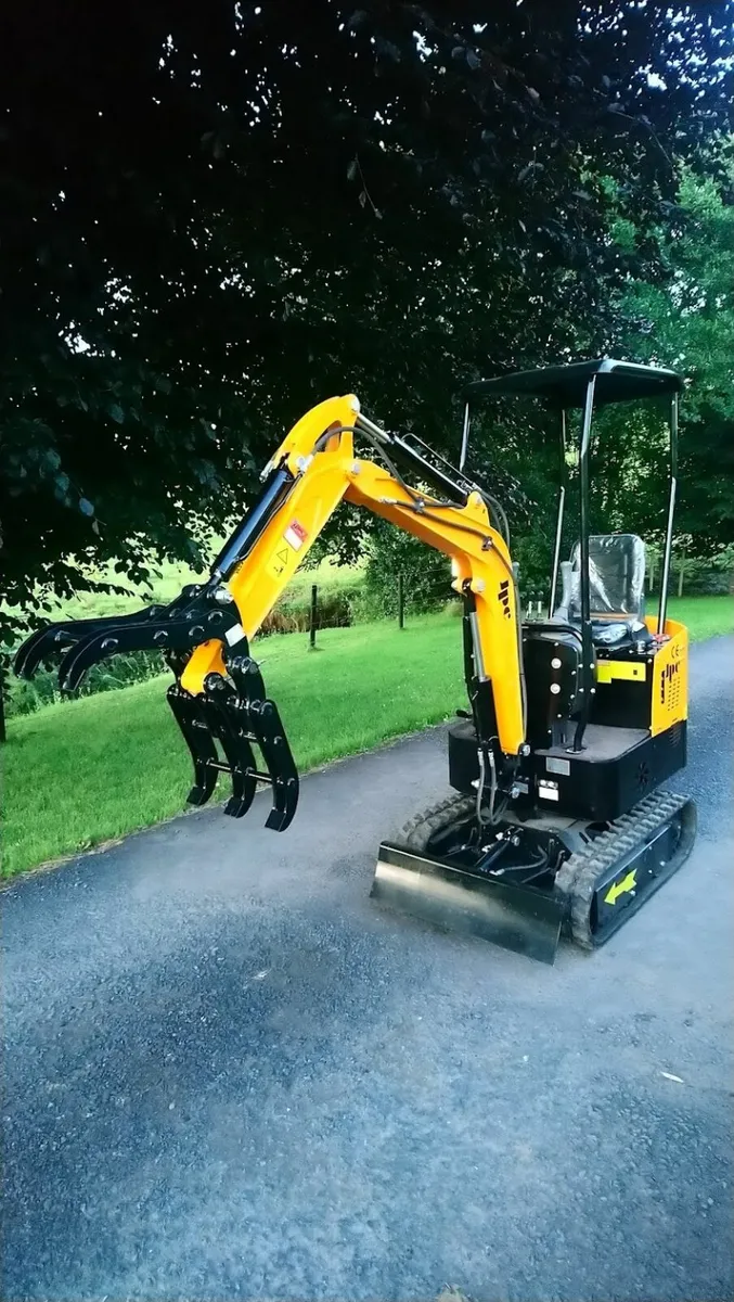 JPC MIVA MINI DIGGER LOG GRAB 25mm pins - Image 1