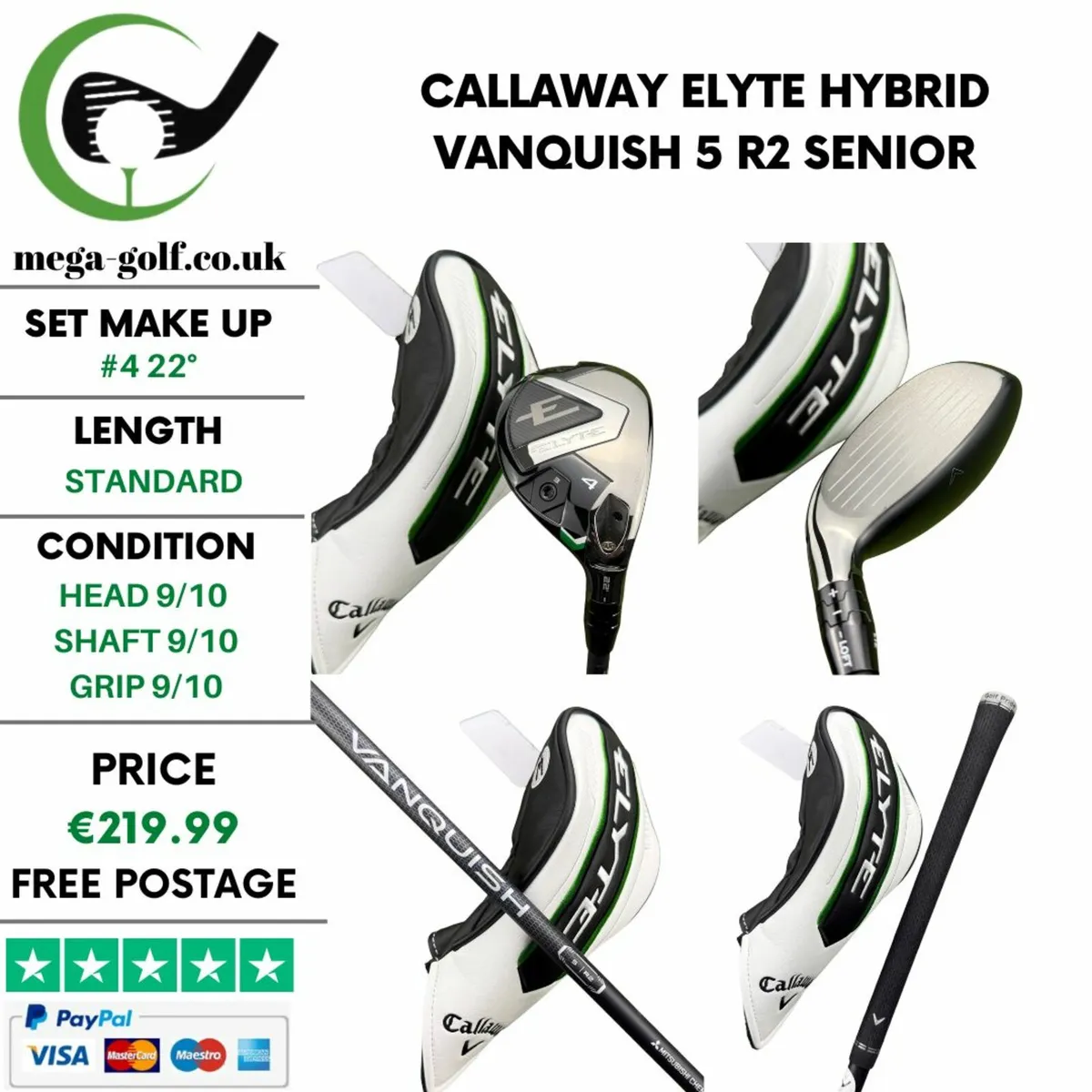 Callaway Elyte Hybrid / #4 22° / Senior - Image 1