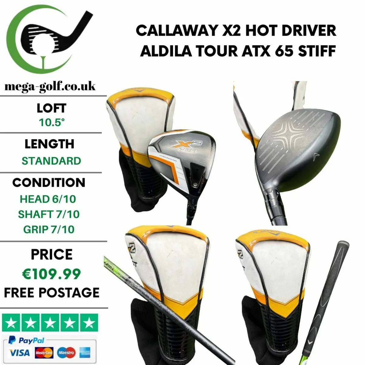 Callaway X2 Hot Driver / 10.5° / Stiff - Image 1