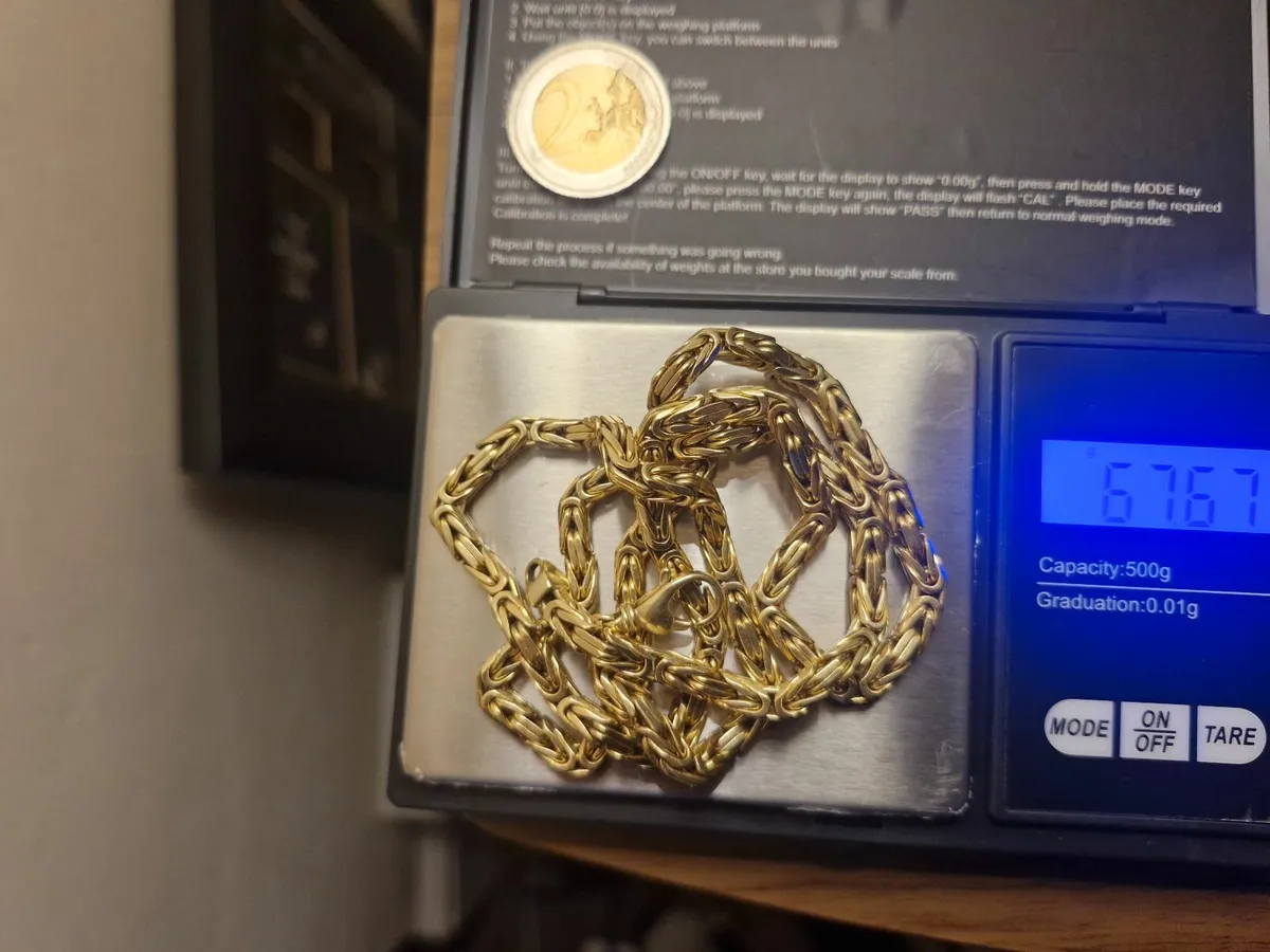 Gold necklace - Image 3