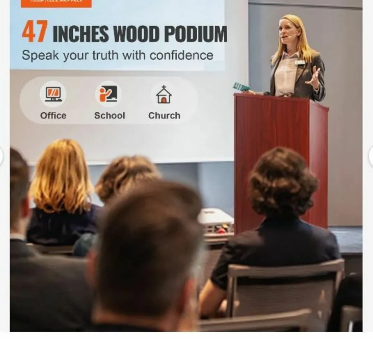 Podium Stand, 47 in Hostess Stand - Image 2