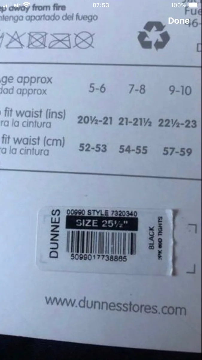 Girjs new tights 25 1/2” €3 - Image 3