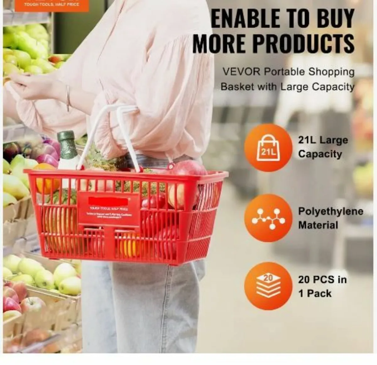 Shopping Basket, Set of 20 - Image 2