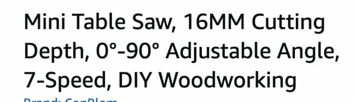 Mini table saw - Image 2