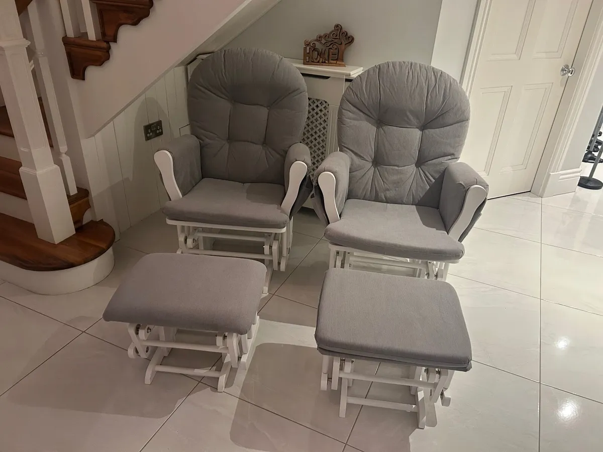 Babylo Rocking Chair & Footstool - Image 1