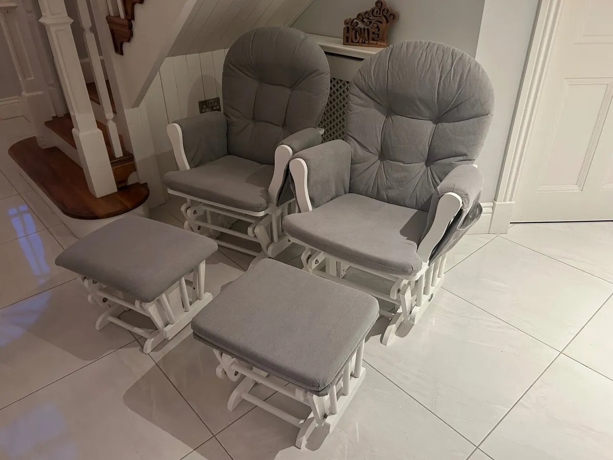 Babylo Rocking Chair & Footstool - Image 2