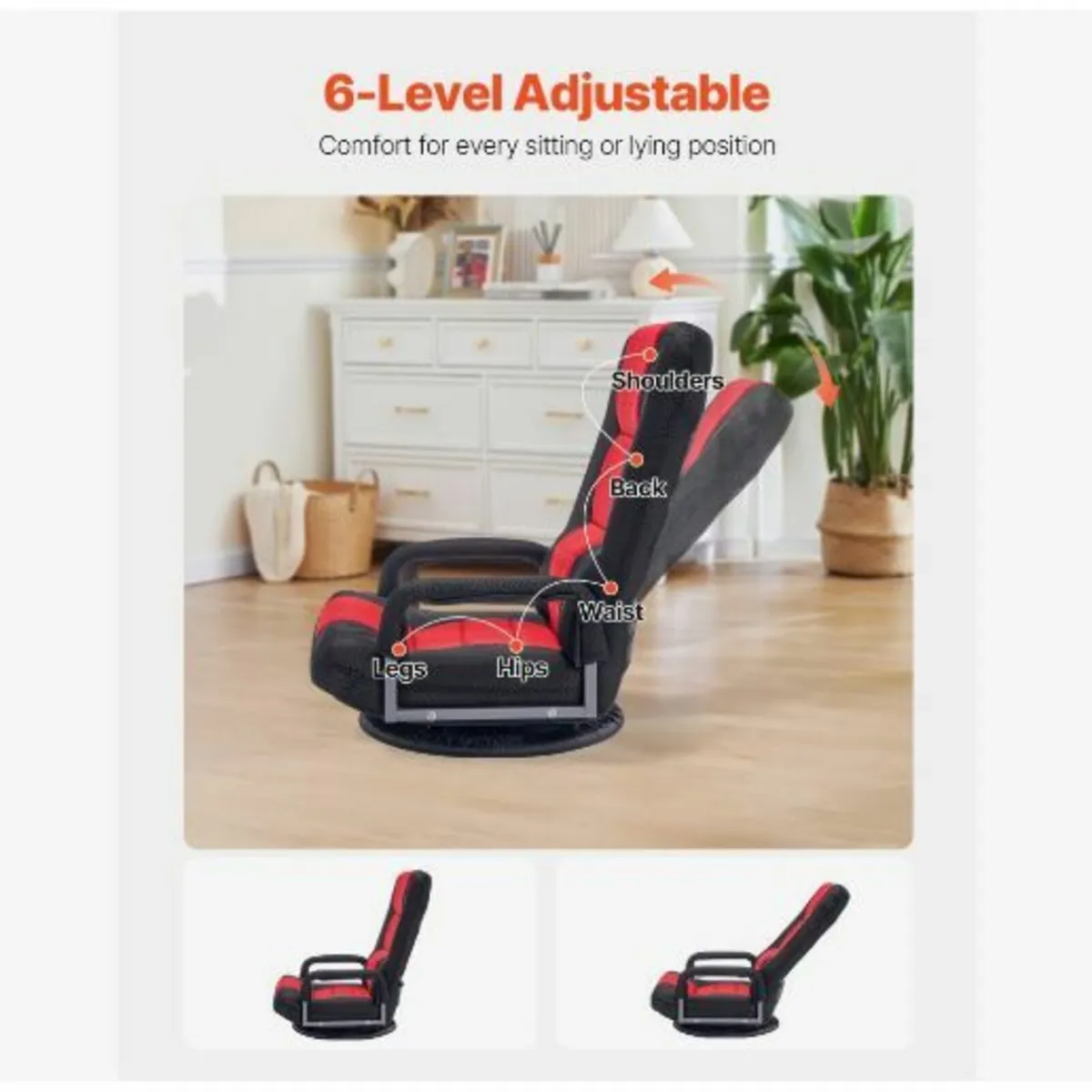 Swivel Floor Gaming Chair - Image 3