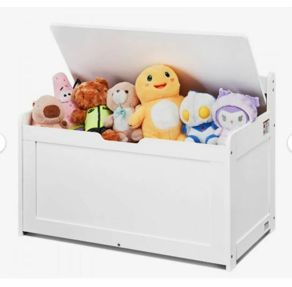 Wooden Toy Chest for Kids, Toddler Toy Storage - Image 3