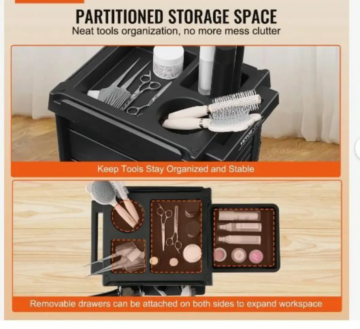 Ultimate Salon Trolley Cart - Image 3