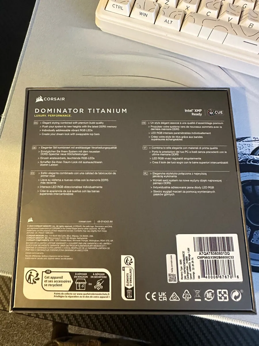 Ddr5 ram 96gb Corsair Dominator Titanium - Image 2