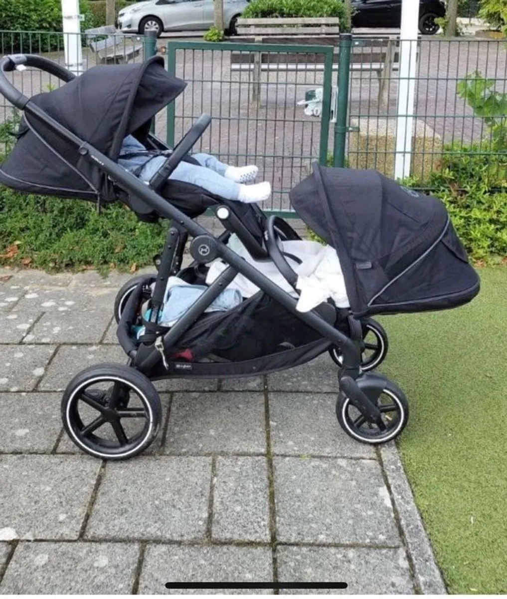 cybex gazelle double buggy great condition - Image 2