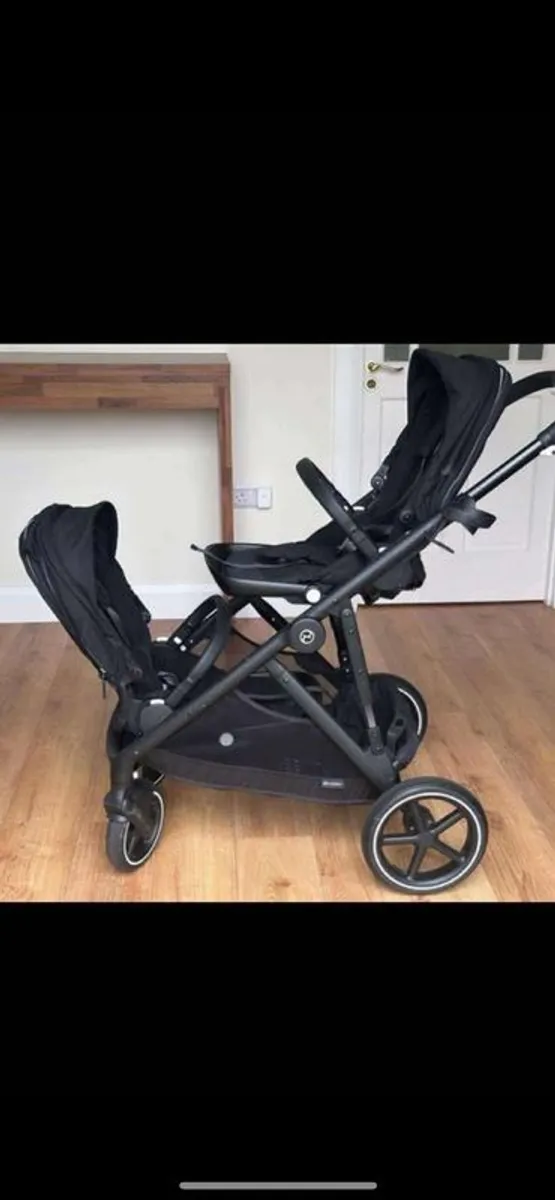 cybex gazelle double buggy great condition - Image 4