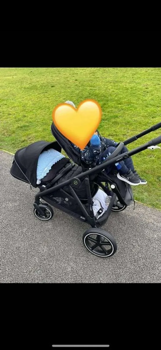 cybex gazelle double buggy great condition - Image 1