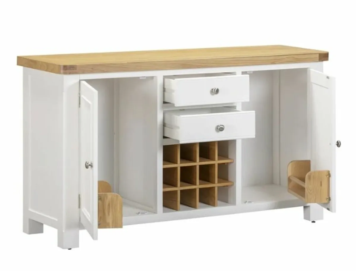Mayfair Large Sideboard with Wine Rack - Image 2