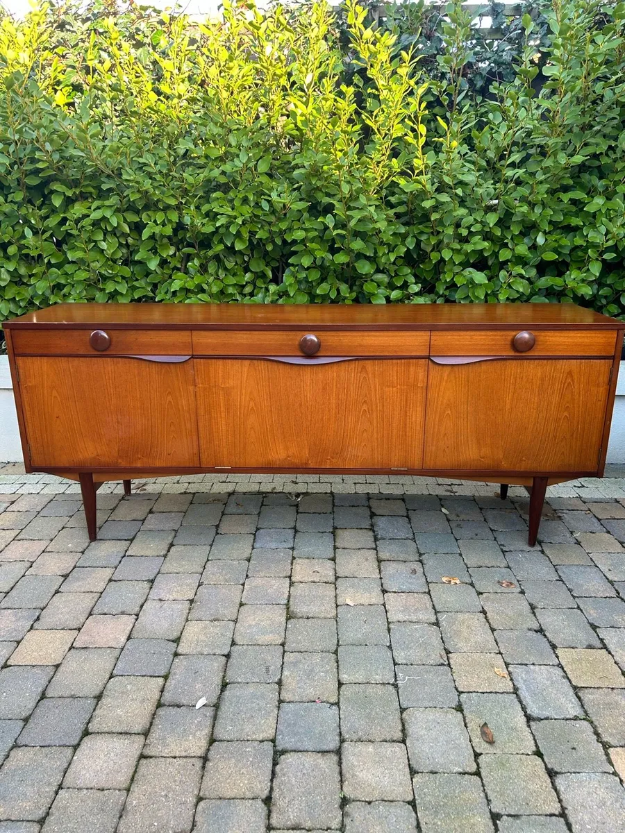 Mid century teak sideboard credenza retro - Image 1