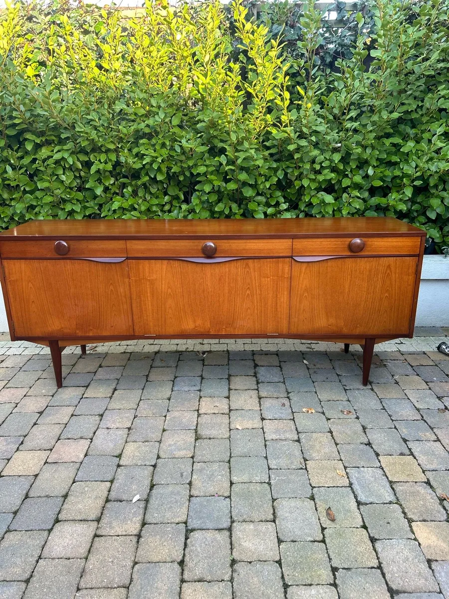 Mid century teak sideboard credenza retro - Image 4