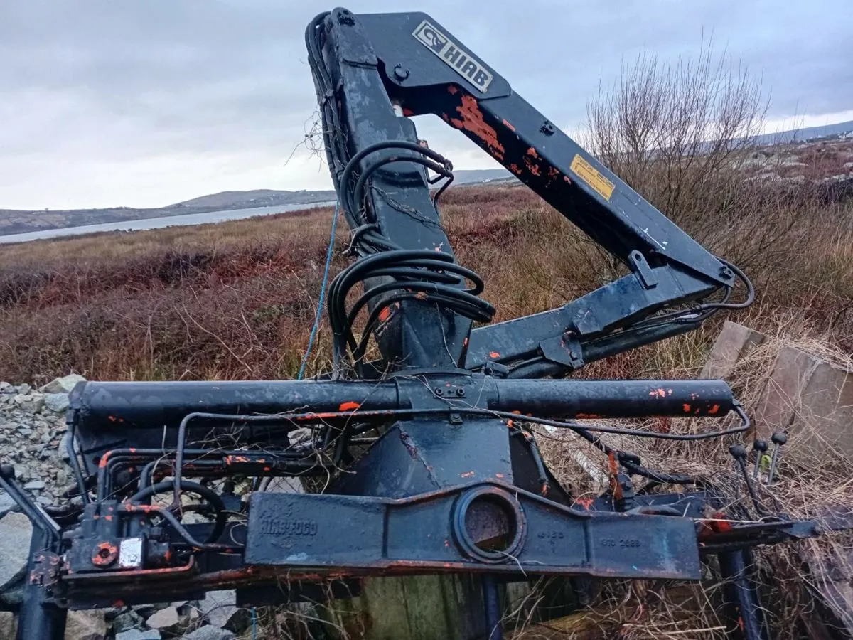 Hiab crane. - Image 1