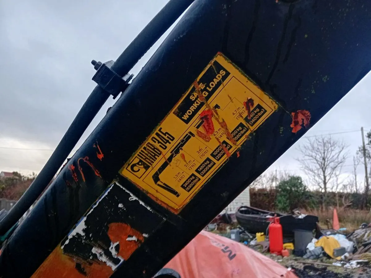 Hiab crane. - Image 3