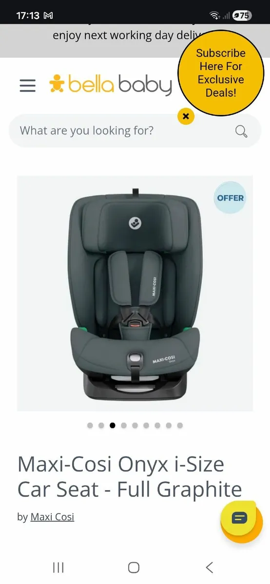 Swivel car seat maxi cosi - Image 1