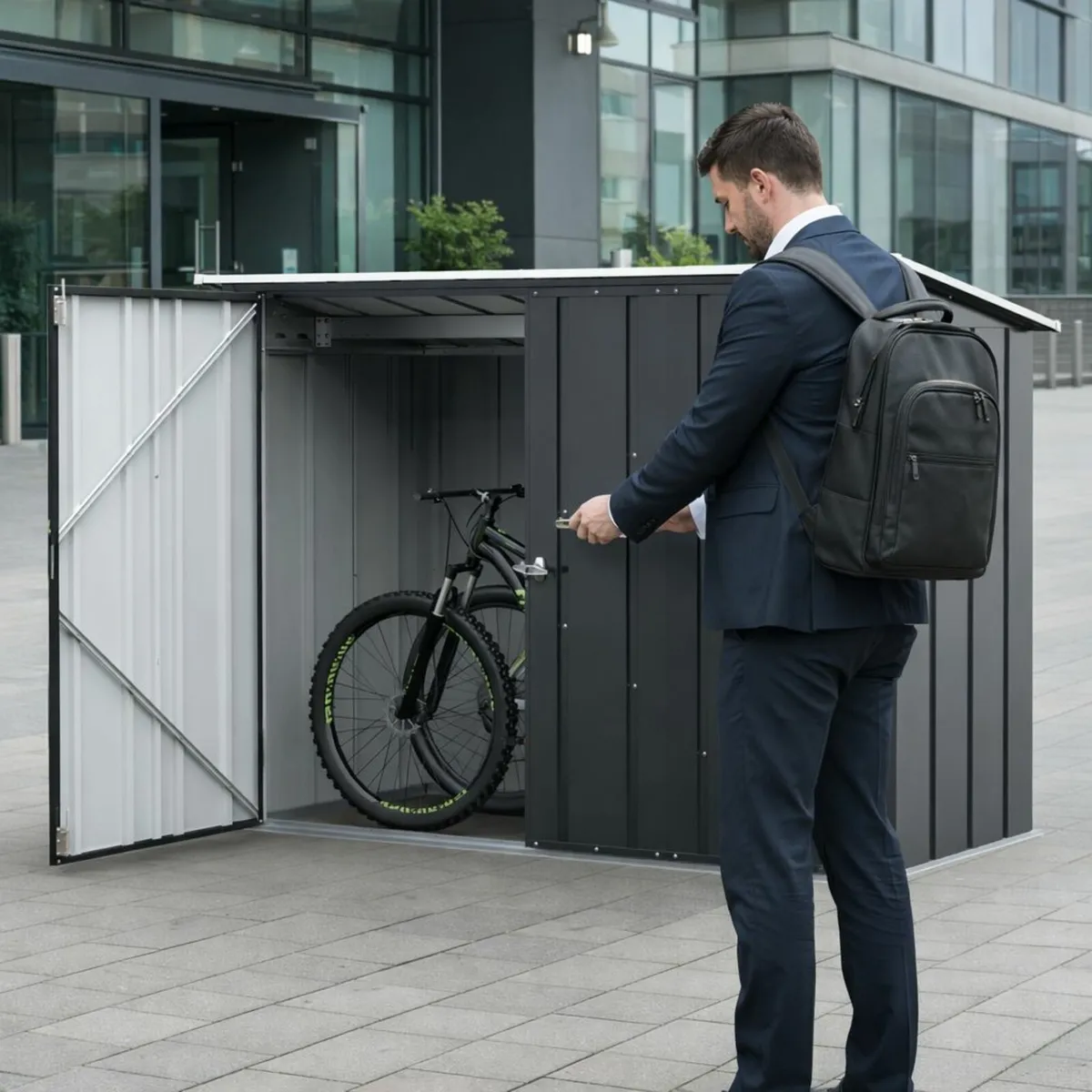 🚲 Duramax 6×3 Steel Bicycle Store – Secure Sheds - Image 1