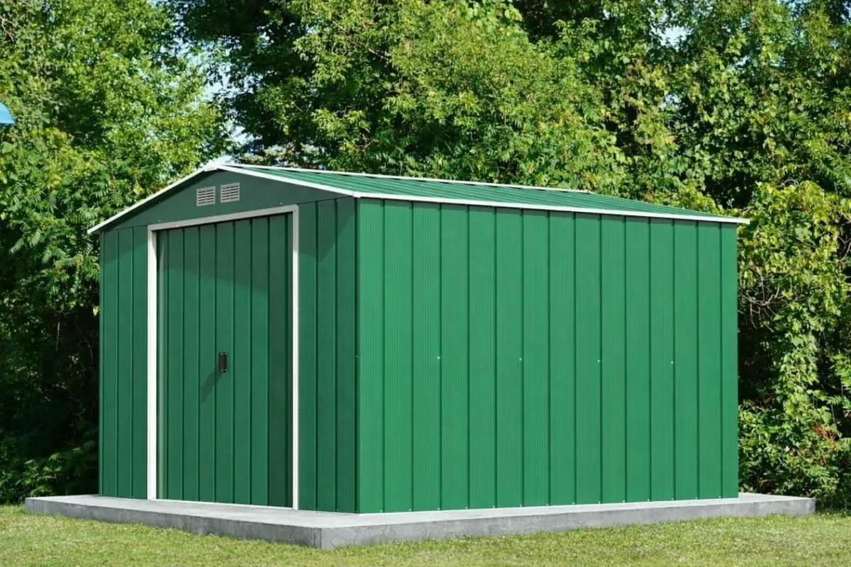 ECO 10×10 Metal Garden Shed – Free 3-Day Delivery - Image 1