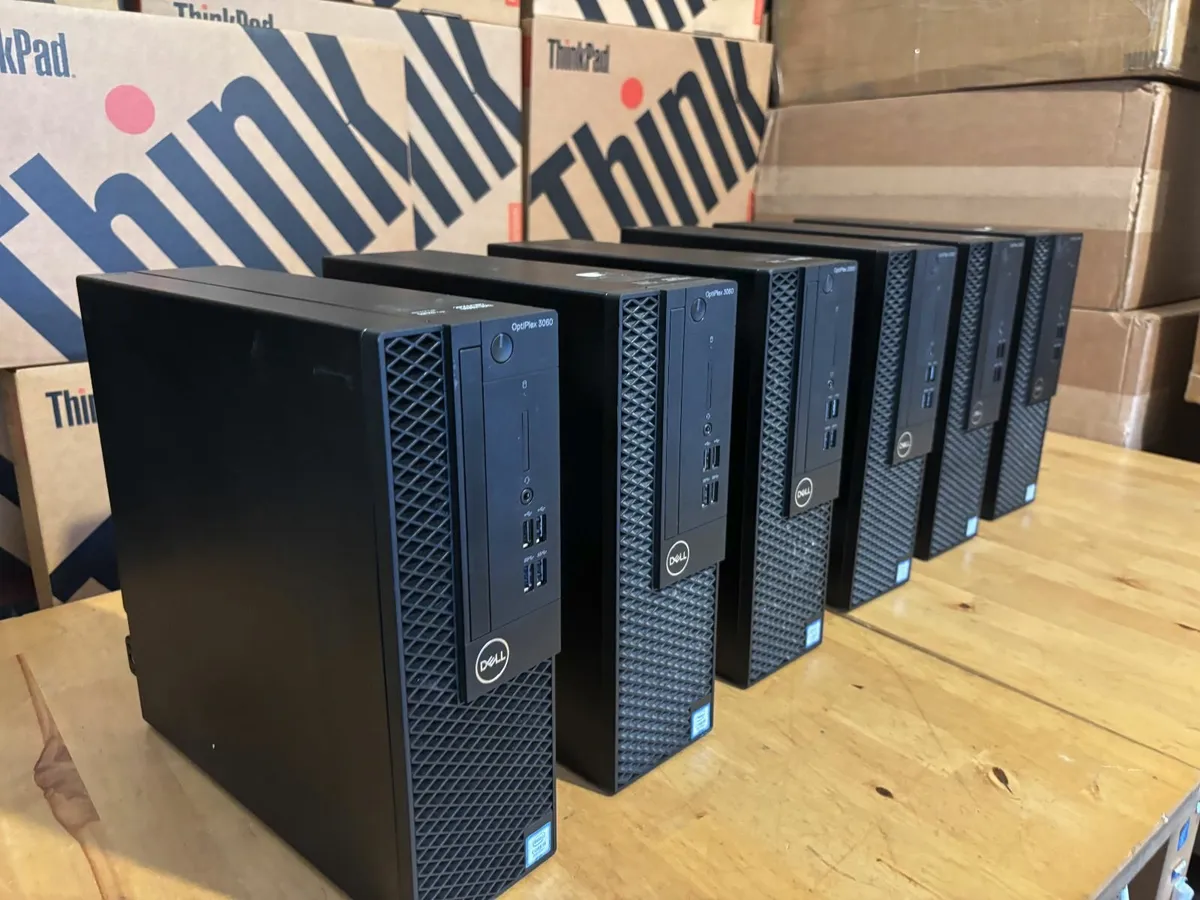 8 x Dell Optiplex Business PCs-Hex i5-16Gb Ram-Del - Image 2