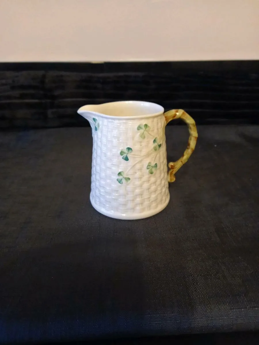 Belleek China Cream Jug - Image 1
