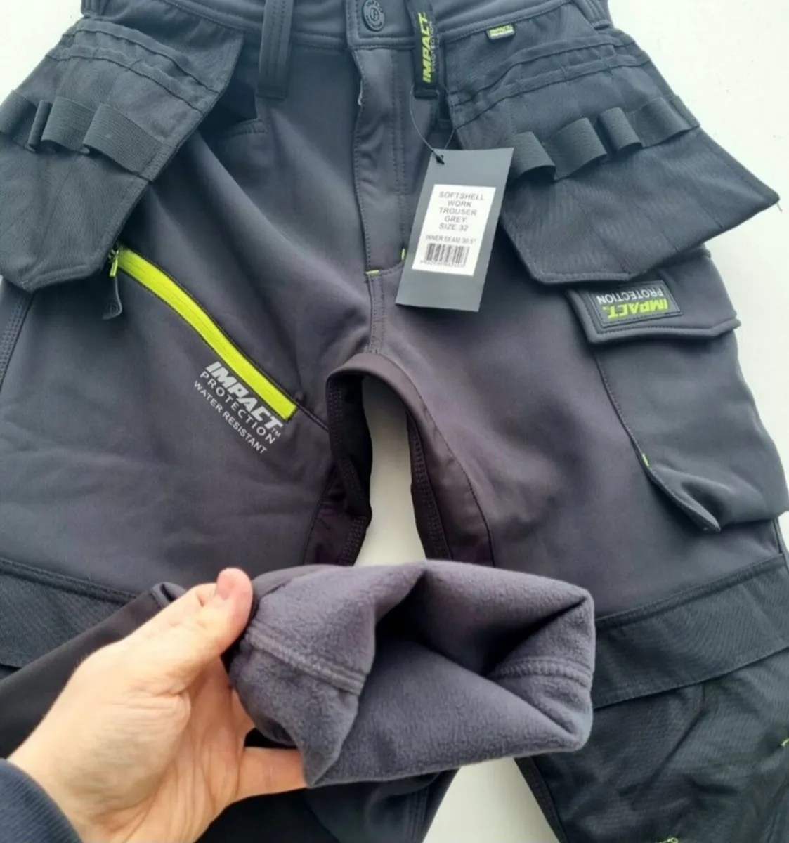 Soft shell fleece 🥶lined water resistant work - Image 2