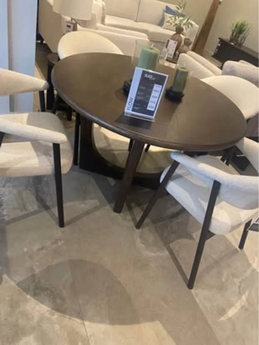 EZ LIVING dining table, coffee table & 4 chairs - Image 3