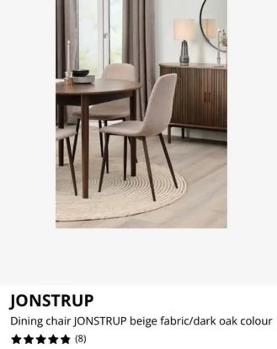 EZ LIVING dining table, coffee table & 4 chairs - Image 4