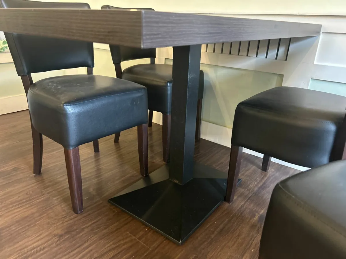 Online Auction Of A Rectangular Table c/w Chairs - Image 1