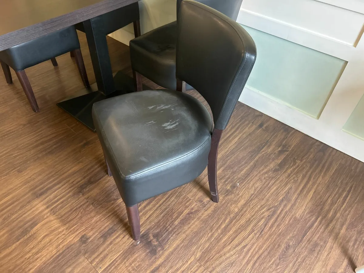 Online Auction Of A Rectangular Table c/w Chairs - Image 3