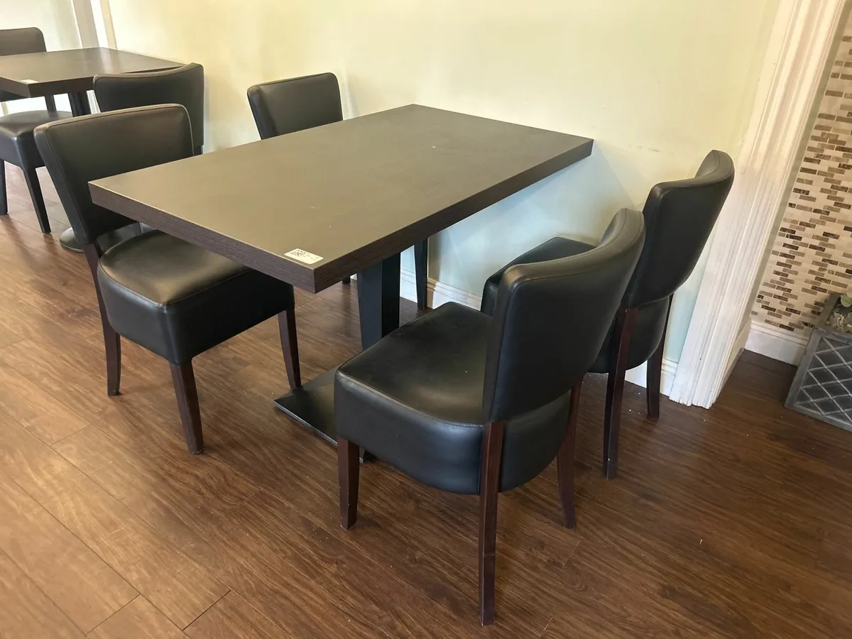 Online Auction Of A Rectangular Table c/w Chairs - Image 3