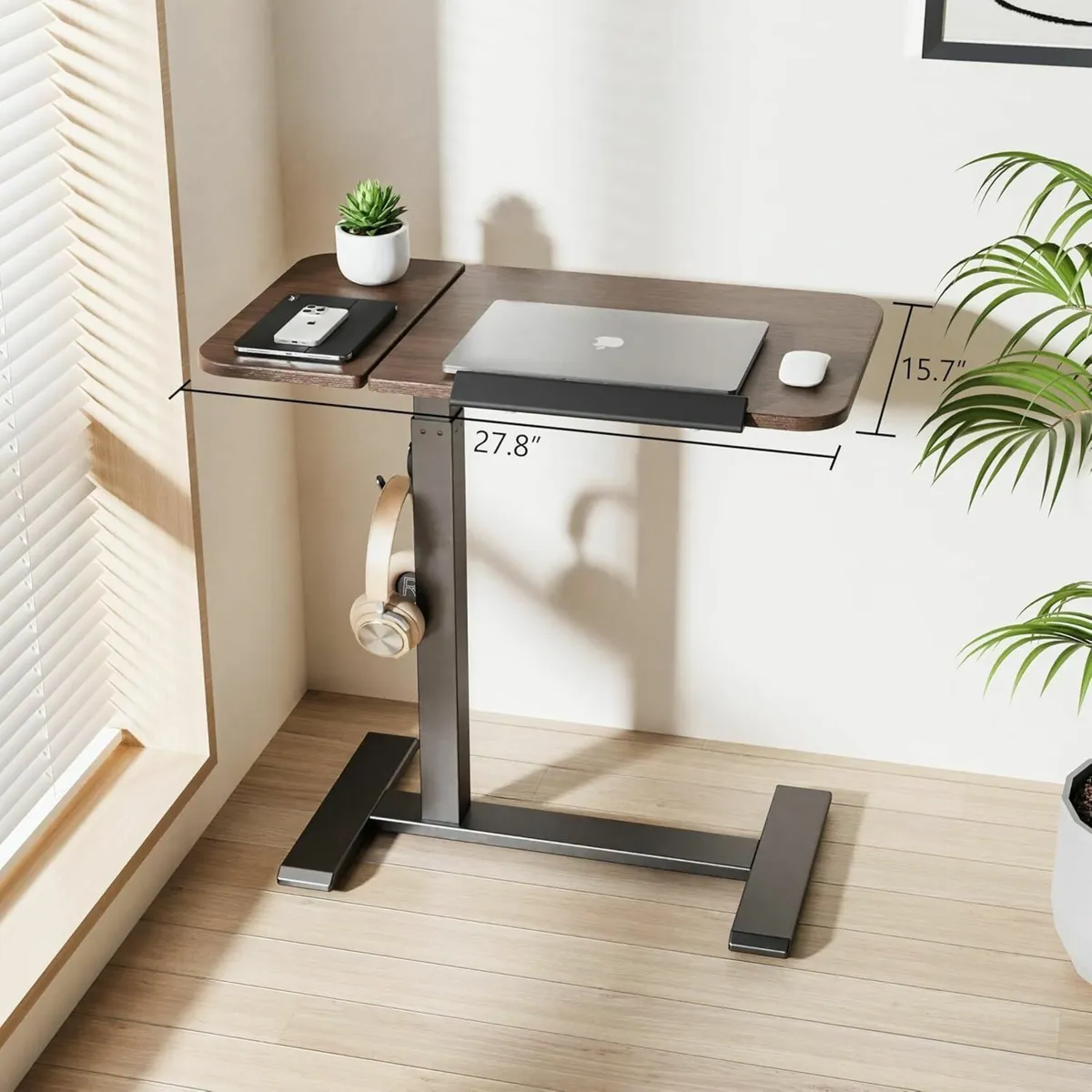 Overbed Table with Height Adjustable 67-101cm - Image 2