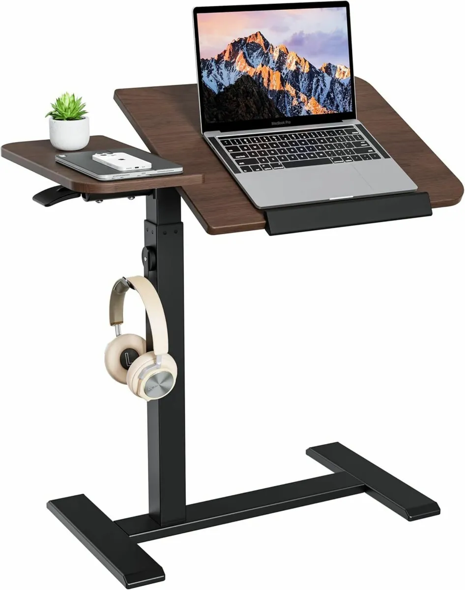 Overbed Table with Height Adjustable 67-101cm - Image 1