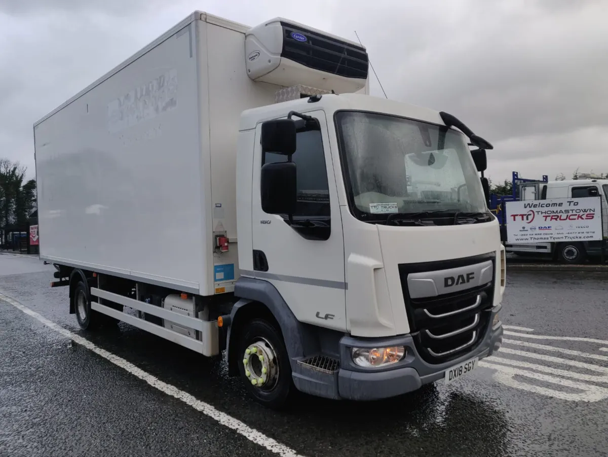2018 Daf LF180 12 ton 4x2 with solomon 20ft fridge - Image 1