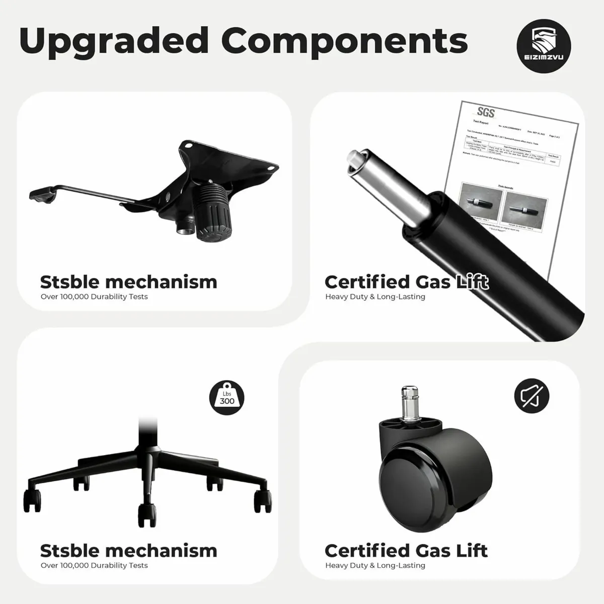 Ergonomic Home Office Chair with Adjustable - Image 4