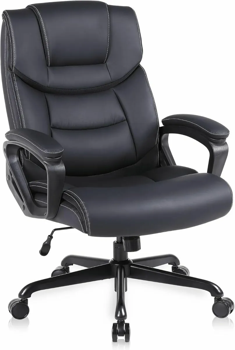Ergonomic Office Chair PU Leather Executive Desk - Image 1