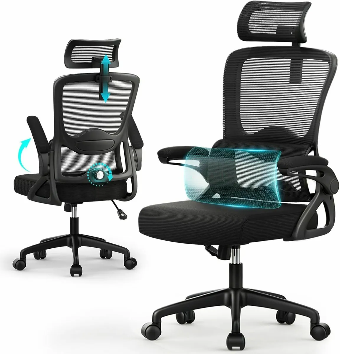 Office Chair Ergonomic Desk with 2D Lumbar - Image 1